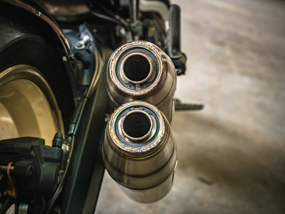 GPR exhaust Ducati Scrambler 800  2017-2020, Deeptone Inox, Dual slip-on exhaust legal for UK and non-EU countries including removable db killers and - GPR Exhausts