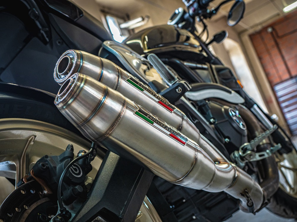 GPR exhaust Ducati Scrambler 800  2017-2020, Deeptone Inox, Dual slip-on exhaust legal for UK and non-EU countries including removable db killers and - GPR Exhausts