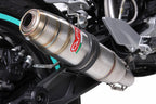 GPR exhaust Ktm Duke 200 2012-2020, Deeptone Inox, Homologated legal slip-on exhaust including removable db killer and link pipe - GPR Exhausts
