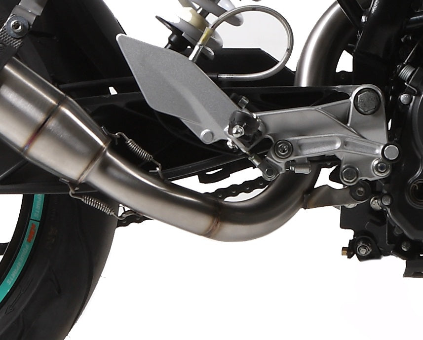 GPR exhaust Ktm Duke 200 2012-2020, Deeptone Inox, Homologated legal slip-on exhaust including removable db killer and link pipe - GPR Exhausts
