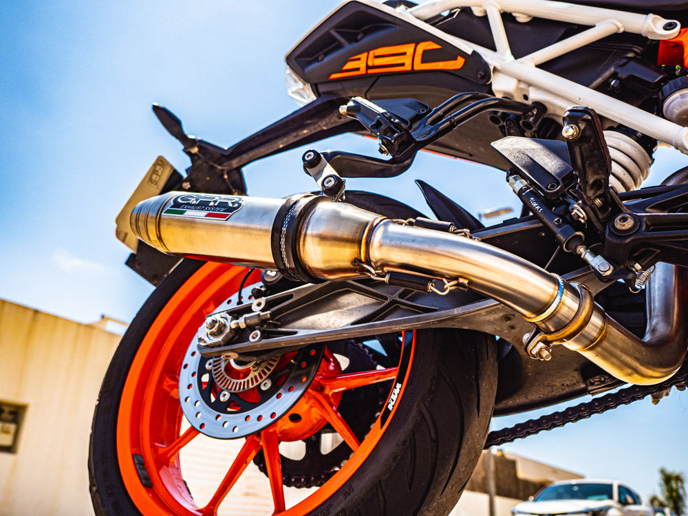 GPR exhaust Ktm Rc 390 2017-2020, Deeptone Inox, Racing slip-on exhaust including link pipe - GPR Exhausts