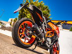 GPR exhaust Ktm Duke 250 2017-2020, Furore Nero, Racing slip-on exhaust including link pipe - GPR Exhausts