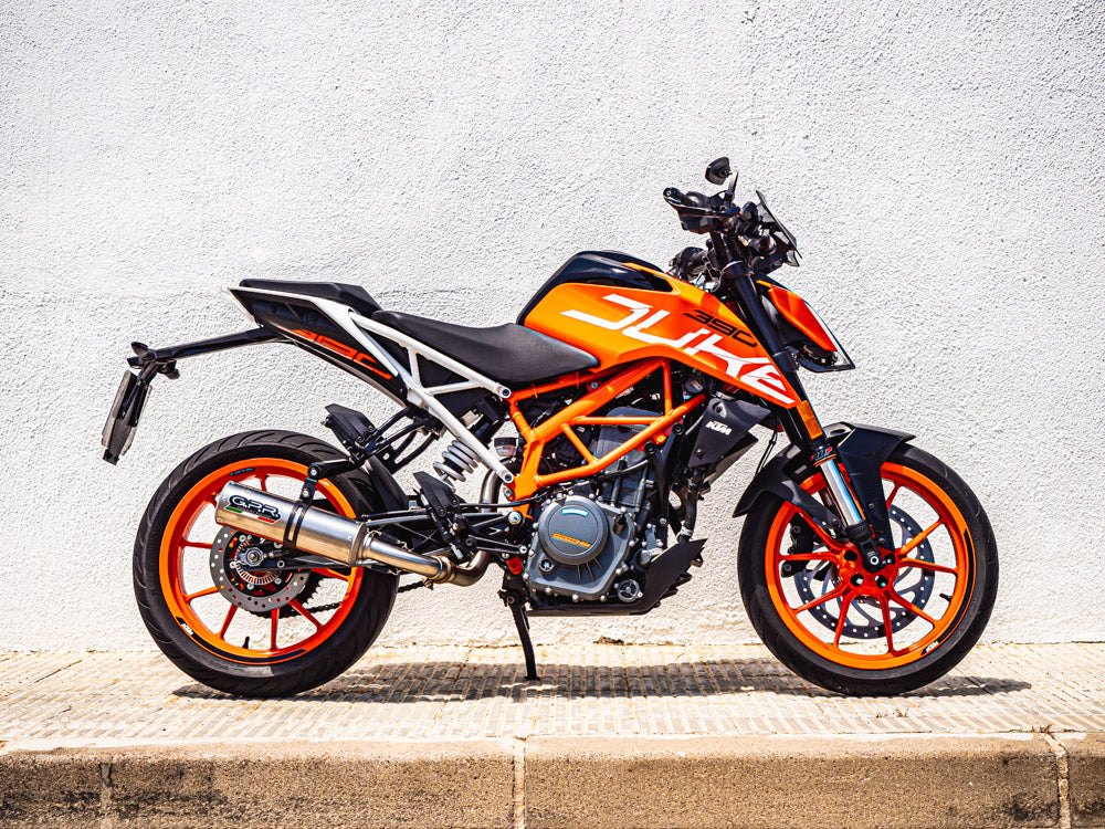 GPR exhaust Ktm Rc 390 2017-2020, M3 Inox , Racing slip-on exhaust including link pipe - GPR Exhausts