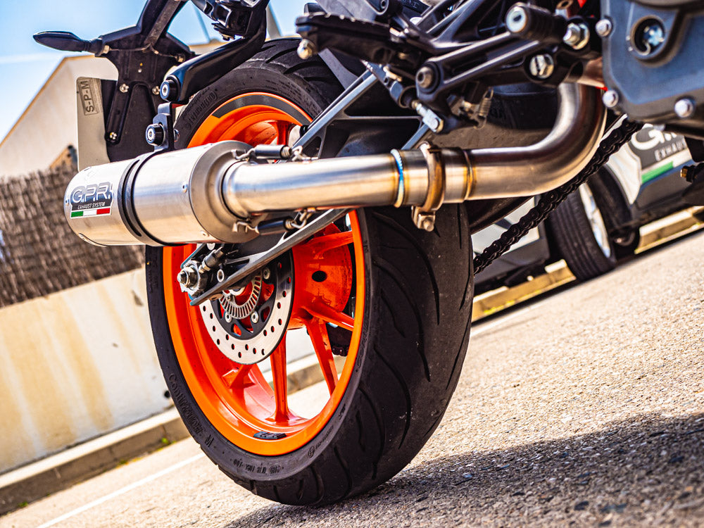 GPR exhaust Ktm Rc 390 2017-2020, M3 Inox , Racing slip-on exhaust including link pipe - GPR Exhausts