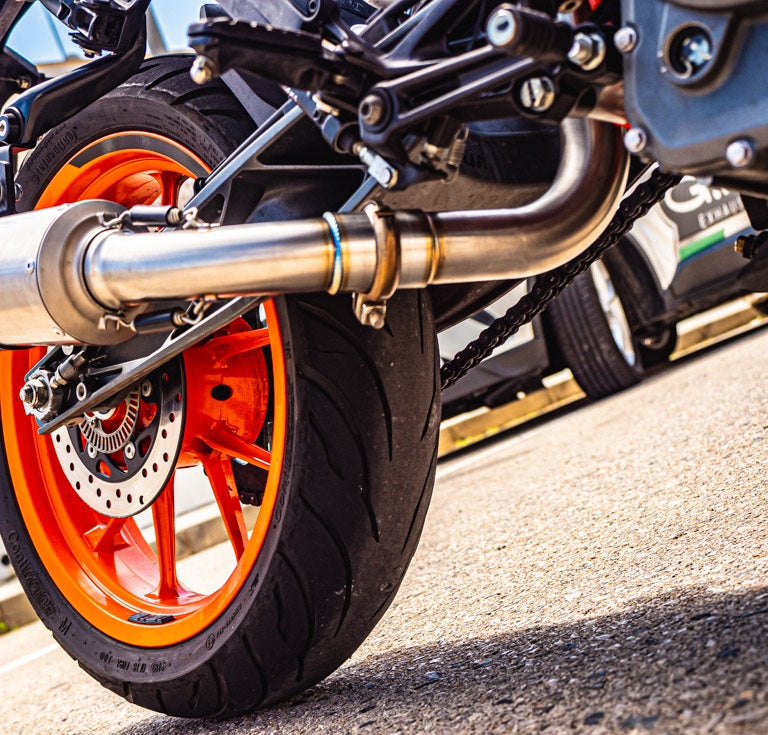 GPR exhaust Ktm Rc 390 2017-2020, Furore Nero, Racing slip-on exhaust including link pipe - GPR Exhausts