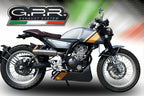 GPR exhaust F.B. Mondial Hps 125 2018-2020, Deeptone Inox, Racing full system exhaust - GPR Exhausts