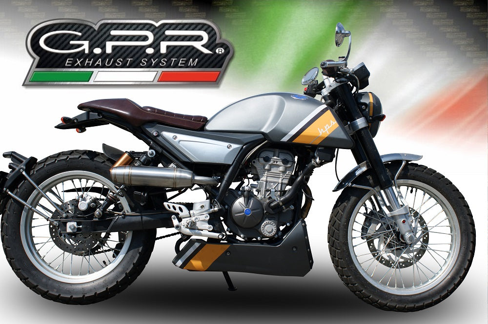 GPR exhaust F.B. Mondial Hps 125 2018-2020, Deeptone Inox, Racing full system exhaust - GPR Exhausts
