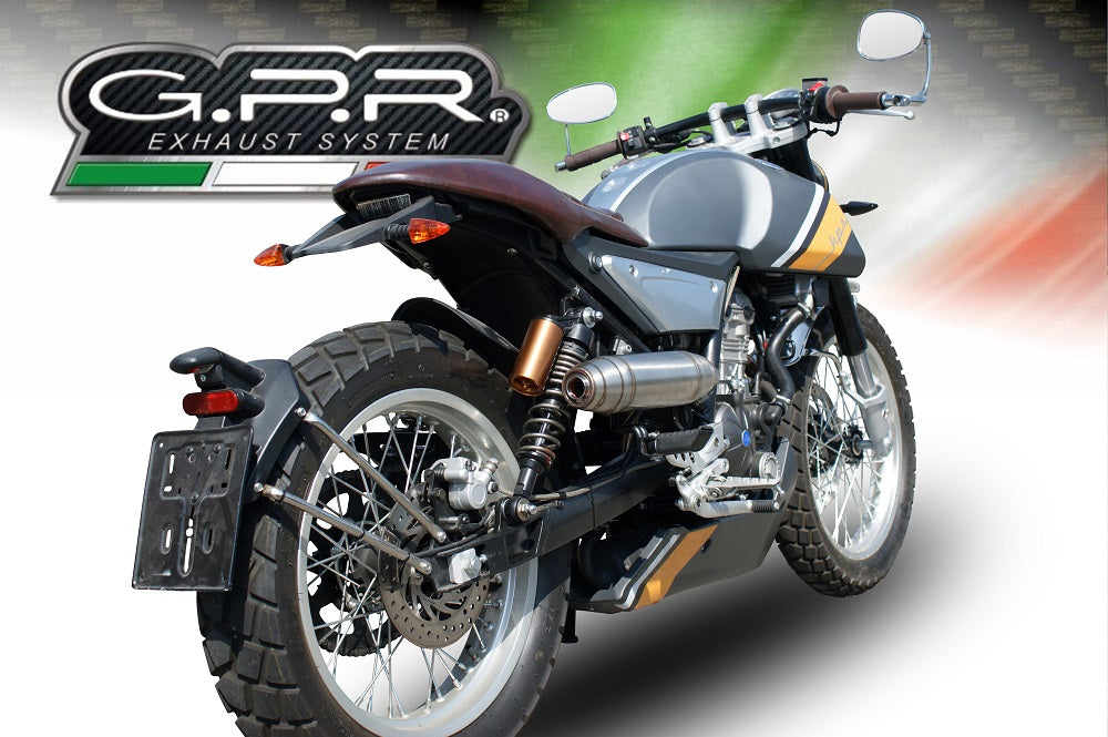 GPR exhaust F.B. Mondial Hps 125 2018-2020, Deeptone Inox, Racing full system exhaust - GPR Exhausts