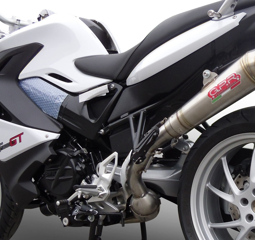 GPR exhaust Bmw F 800 Gt 2017-2019, Powercone Evo, Homologated legal slip-on exhaust including removable db killer and link pipe - GPR Exhausts