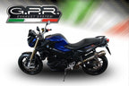 GPR exhaust Bmw F 800 R 2015-2016, Powercone Evo, Homologated legal slip-on exhaust including removable db killer and link pipe - GPR Exhausts