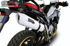 GPR exhaust Bmw F 800 Gs 2024-2025, Albus Evo4, Homologated legal slip-on exhaust including removable db killer and link pipe - GPR Exhausts