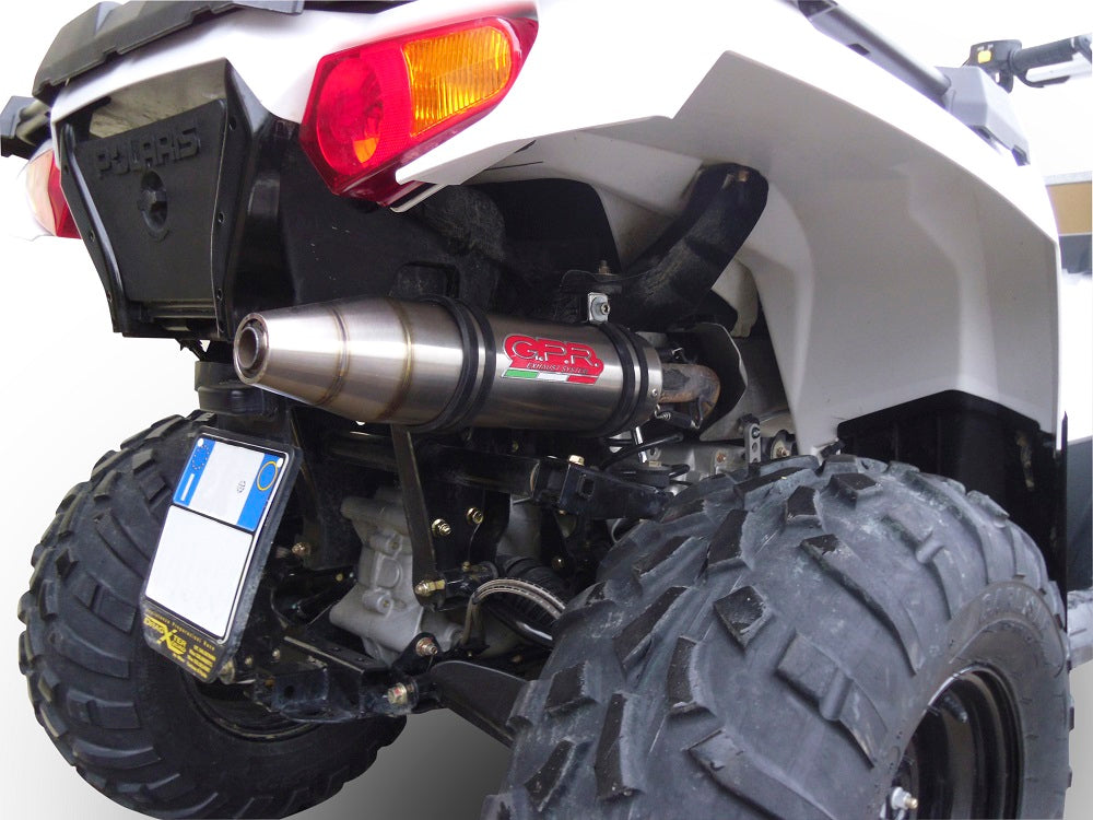 GPR exhaust Polaris Predator 500 2003-2010, Deeptone Atv, Homologated legal full system exhaust, including removable db killer - GPR Exhausts