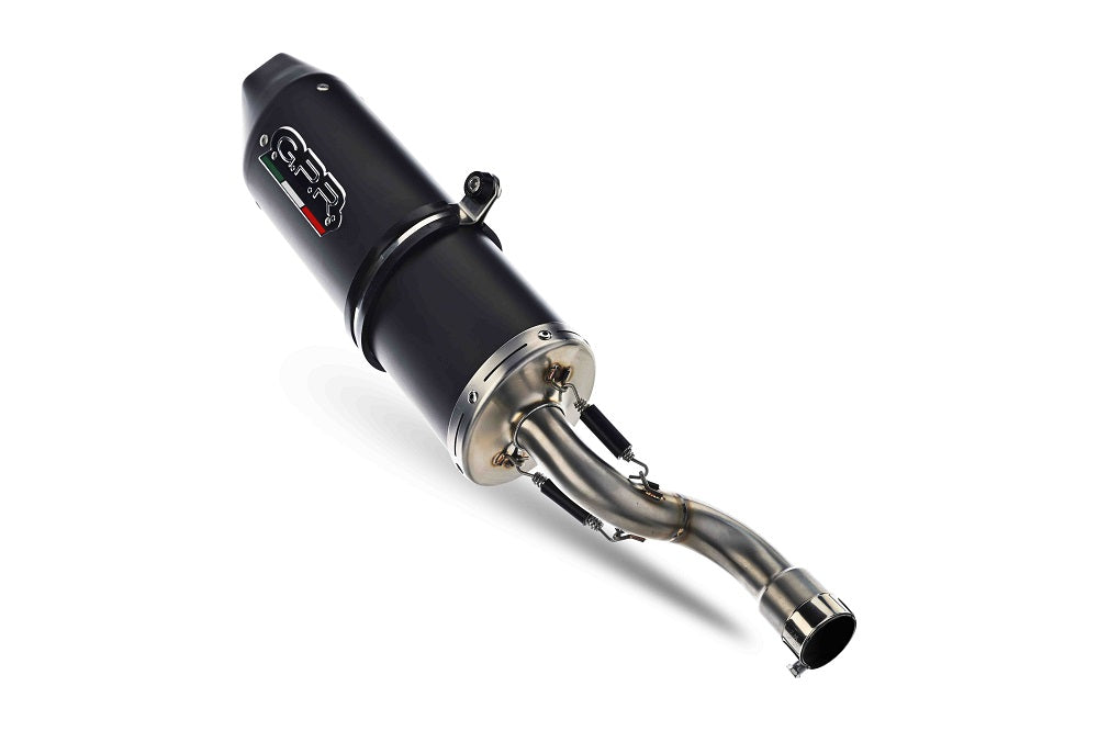 GPR exhaust Suzuki Rv 125 Van Van 2003-2017, Furore Nero, Racing slip-on exhaust including link pipe - GPR Exhausts