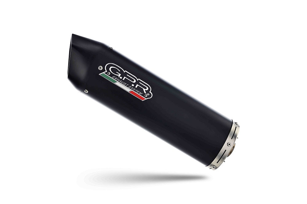 GPR exhaust Aprilia Rx 125 2018-2020, Furore Evo4 Nero, Homologated legal slip-on exhaust including removable db killer and link pipe - GPR Exhausts
