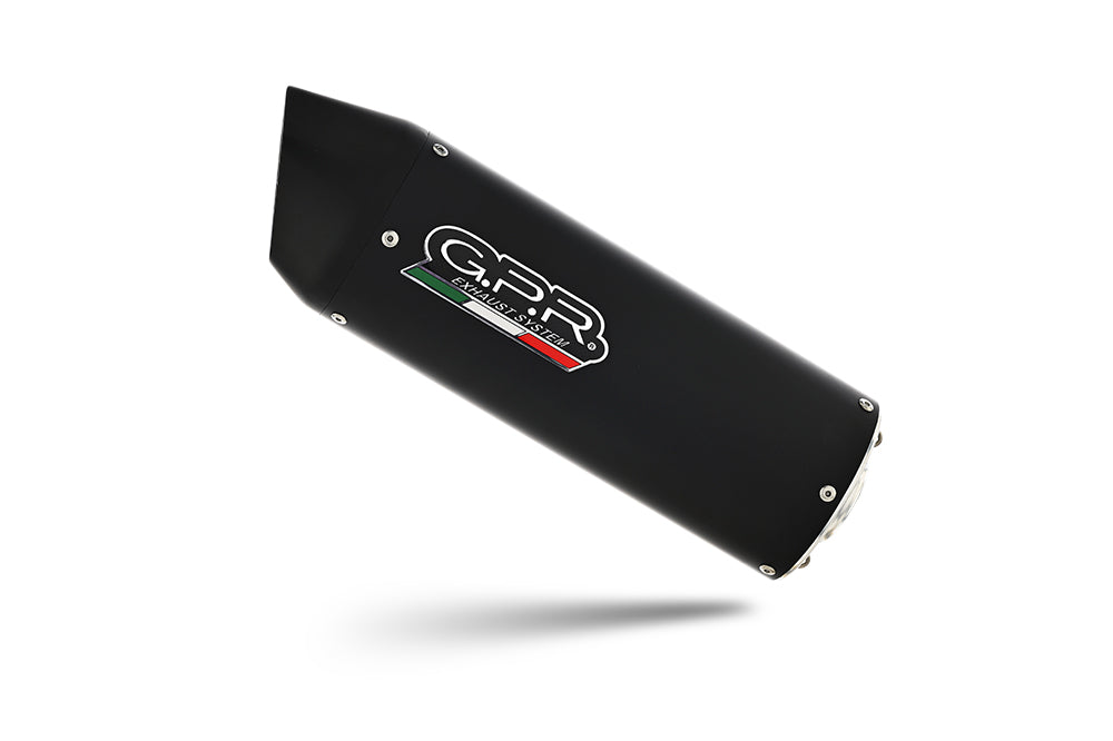 GPR exhaust Suzuki Gsx-S 1000  2021-2025, Furore Evo4 Nero, Homologated legal slip-on exhaust including removable db killer and link pipe - GPR Exhausts