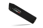 GPR exhaust Benelli Trk 502 2017-2020, Furore Evo4 Nero, Slip-on exhaust legal for UK and non-EU markets including link pipe and removable db killer - GPR Exhausts