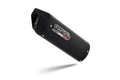 GPR exhaust Suzuki Sv 650 A  2021-2025, Furore Evo4 Nero, Homologated legal slip-on exhaust including removable db killer and link pipe - GPR Exhausts