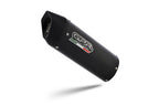 GPR exhaust Yamaha Tenere 700 2019-2020, Furore Evo4 Nero, Homologated legal slip-on exhaust including removable db killer and link pipe - GPR Exhausts