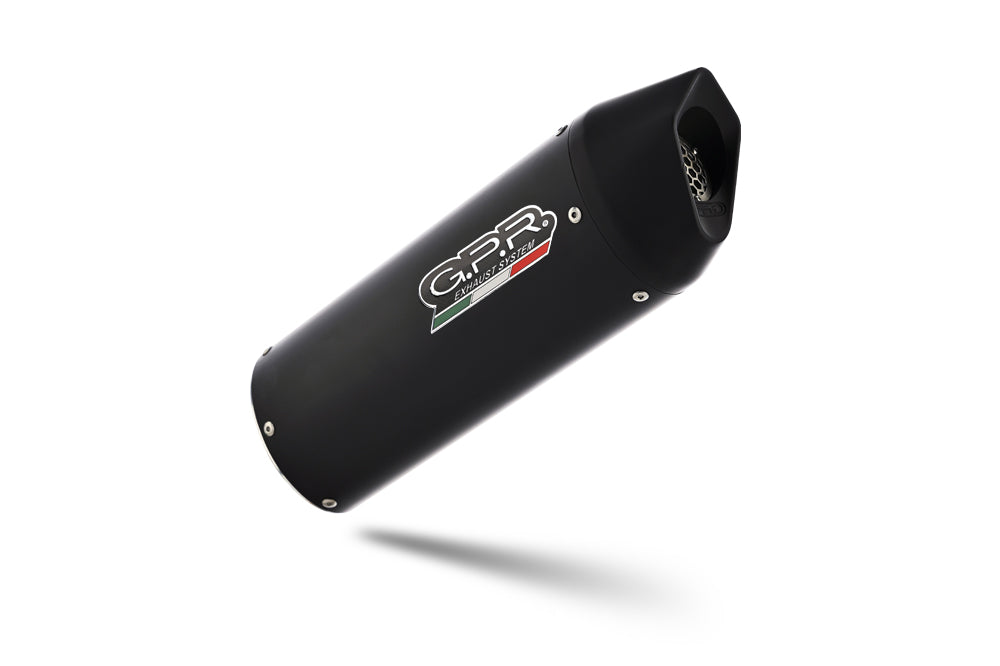 GPR exhaust Husqvarna Enduro 701 2017-2020, Furore Evo4 Nero, Slip-on exhaust legal for UK and non-EU markets including link pipe and removable db kil - GPR Exhausts