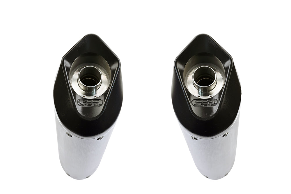 GPR exhaust Kawasaki Zzr 1400 2017-2022, Furore Nero, Dual racing slip-on exhaust including link pipes - GPR Exhausts