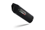 GPR exhaust Honda Africa Twin NXR - XRV 750 Rd04  1990-1992, Furore Nero, Homologated legal slip-on exhaust including removable db killer and link pip - GPR Exhausts