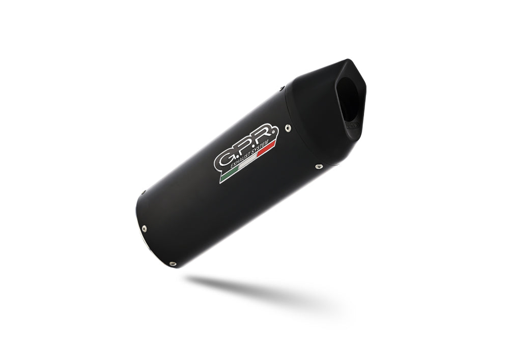 GPR exhaust Moto Guzzi V85 TT 2019-2020, Furore Nero, Racing slip-on exhaust including link pipe - GPR Exhausts