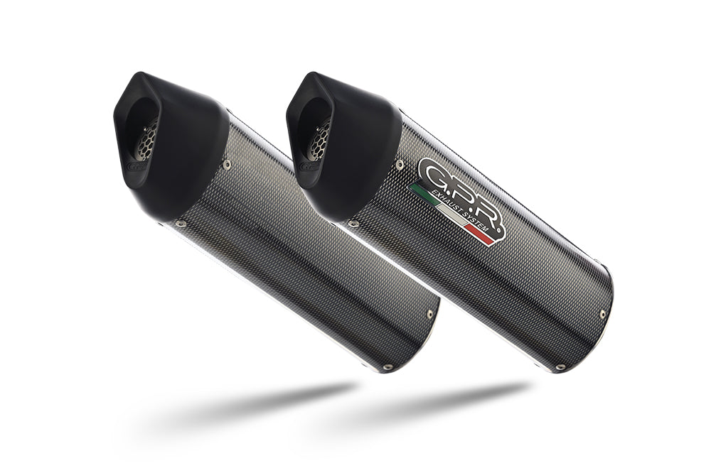 GPR exhaust Bmw K 1600 Gt 2017-2021, Furore Evo4 Poppy, Dual Homologated legal slip-on exhaust including removable db killers and link pipes - GPR Exhausts