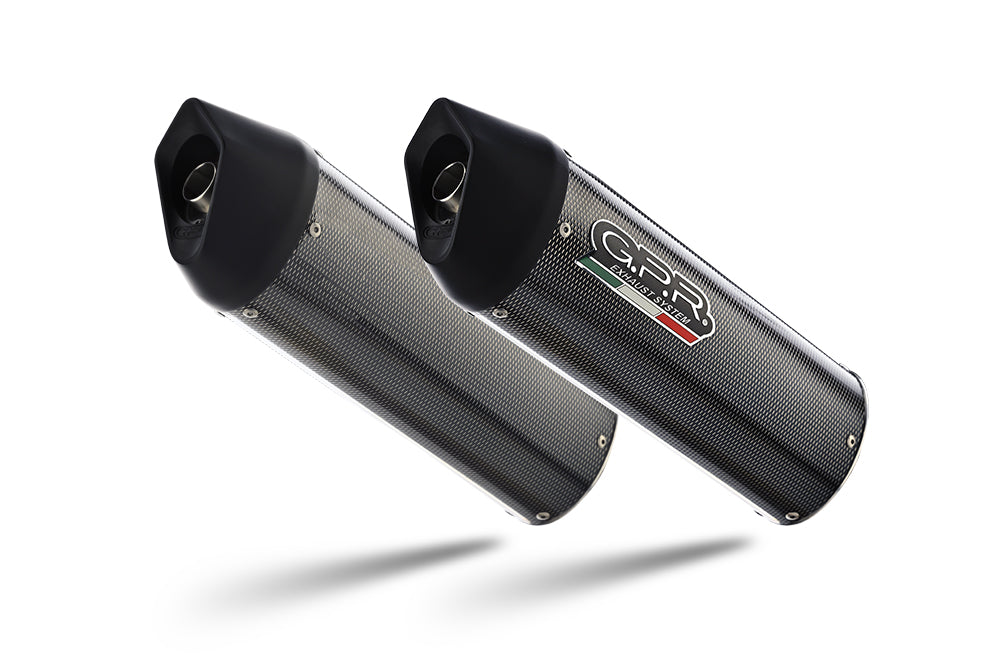 GPR exhaust Honda Vfr 800 V-Tec 2002-2013, Furore Poppy, Dual Homologated legal slip-on exhaust including removable db killers and link pipes - GPR Exhausts