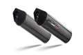 GPR exhaust Ducati Monster 600 1993-2000, Furore Poppy, Dual Homologated legal slip-on exhaust including removable db killers and link pipes - GPR Exhausts
