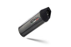 GPR exhaust Moto Guzzi Breva 1100 4V  2005-2010, Furore Poppy, Homologated legal slip-on exhaust including removable db killer and link pipe - GPR Exhausts
