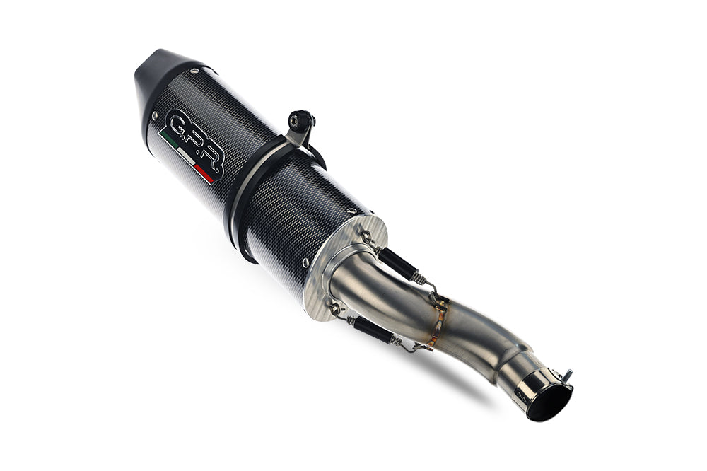 GPR exhaust Ducati Super Sport 800 S  2002-2007, Furore Poppy, Dual Homologated legal slip-on exhaust including removable db killers and link pipes - GPR Exhausts