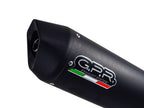 GPR exhaust Aprilia Shiver 900 2017-2020, Furore Nero, Dual racing slip-on exhaust including link pipes - GPR Exhausts