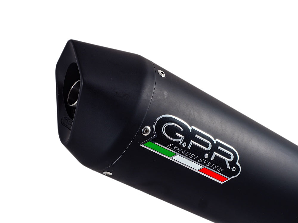 GPR exhaust Aprilia Shiver 900 2017-2020, Furore Nero, Dual racing slip-on exhaust including link pipes - GPR Exhausts