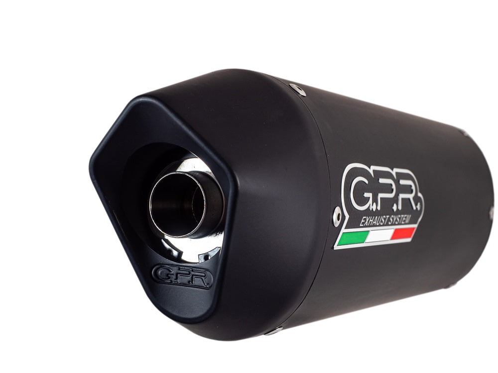 GPR exhaust Aprilia Shiver 900 2017-2020, Furore Nero, Dual racing slip-on exhaust including link pipes - GPR Exhausts