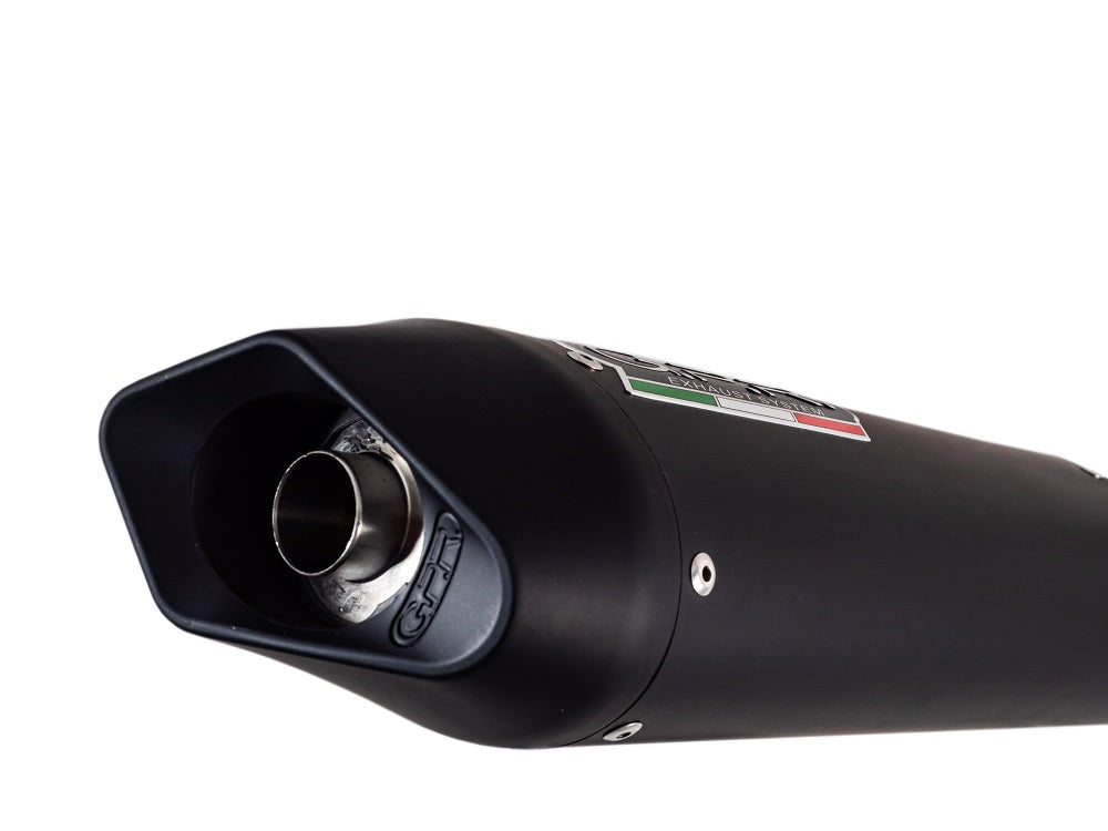 GPR exhaust Aprilia Shiver 900 2017-2020, Furore Nero, Dual racing slip-on exhaust including link pipes - GPR Exhausts