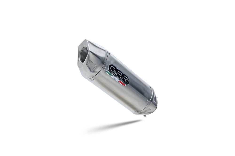 GPR exhaust Triumph Speed Triple 955 1998-2001, Furore-X Inox, Homologated legal slip-on exhaust including removable db killer and link pipe - GPR Exhausts