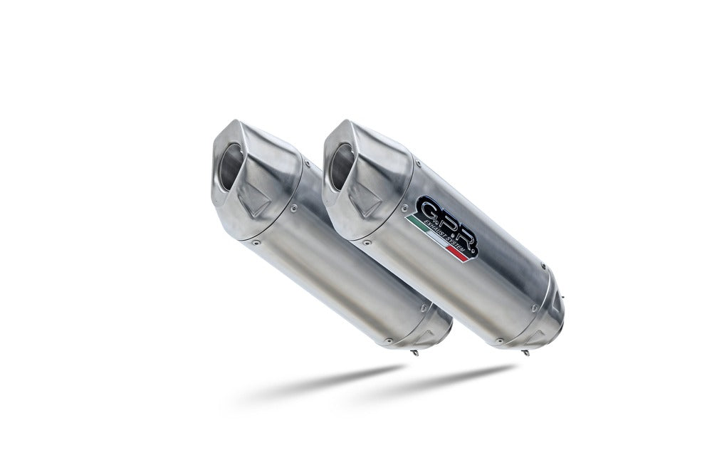 GPR exhaust Ducati Super Sport 800 Ss 2003-2007, Furore-X Inox, Dual Homologated legal slip-on exhaust including removable db killers and link pipes - GPR Exhausts