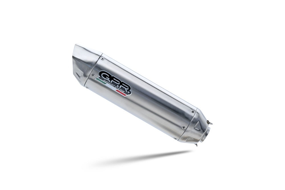 GPR exhaust Can Am Spyder 1000 St -Sts 2013-2016, Furore-X Inox, Homologated legal slip-on exhaust including removable db killer and link pipe - GPR Exhausts
