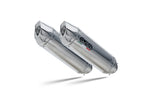 GPR exhaust Yamaha Fjr 1300 2017-2020, Furore-X Inox, Dual Homologated legal slip-on exhaust including removable db killers and link pipes - GPR Exhausts