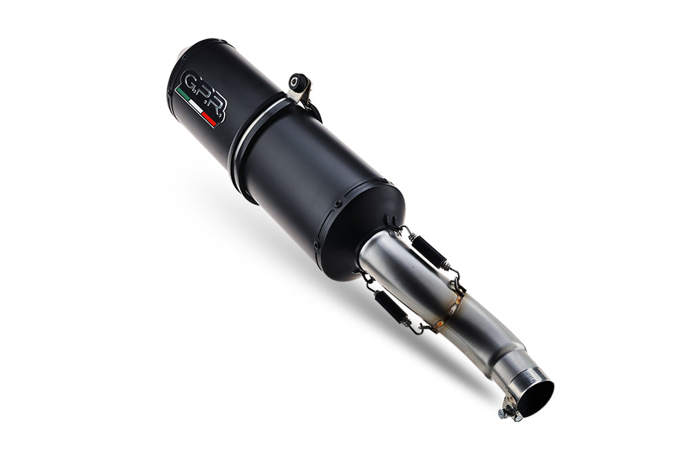 GPR exhaust Kawasaki Ninja 250 R  2007-2016, Ghisa , Homologated legal slip-on exhaust including removable db killer and link pipe - GPR Exhausts