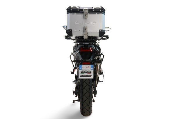 GPR Tech Alpi-Tech 35L Aluminium Top Case with Specific Fitting Plate - Voge 625DSX (2024–2026) - Silver - image 3