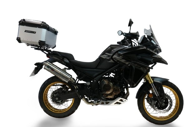 GPR Tech Alpi-Tech 45L Aluminium Top Case with Specific Fitting Plate - Voge 625DSX (2024–2026) - Silver