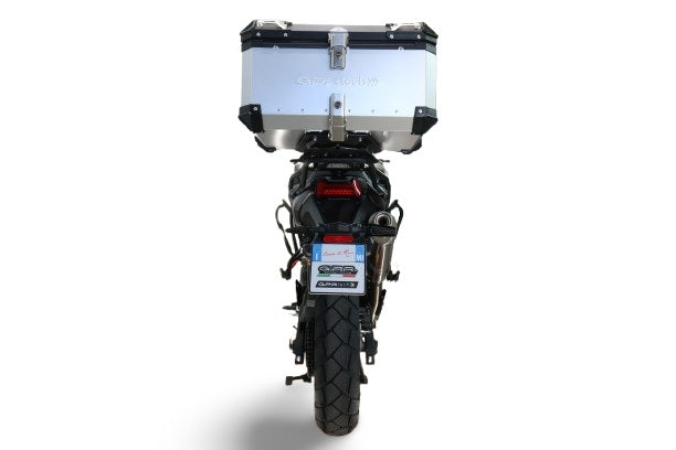 GPR Tech Alpi-Tech 45L Aluminium Top Case with Specific Fitting Plate - Voge 625DSX (2024–2026) - Silver - image 2