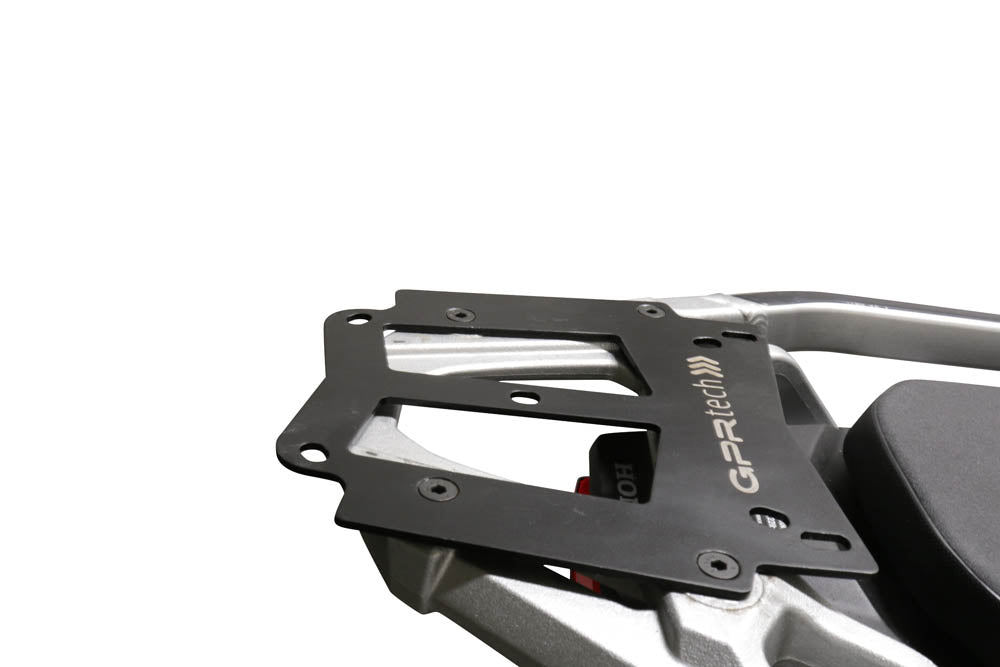 GPR Tech Alpi-Tech 35L Aluminium Top Case with Specific Fitting Plate - Honda CRF 1100 L Africa Twin (2020–2024) - Silver - image 3