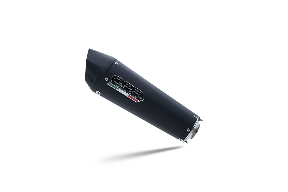 GPR exhaust Cf Moto 650 Nk 2021-2024, New Grand Prix Evo Black Titanium, Slip-on exhaust legal for UK and non-EU markets including link pipe and remov - GPR Exhausts