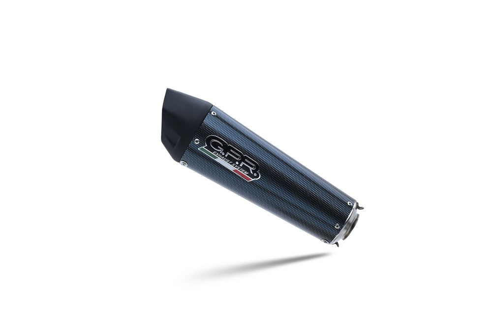 GPR exhaust Ducati Hyperstrada 821 2013-2016, New Grand Prix Evo Poppy, Homologated legal slip-on exhaust including removable db killer and link pipe - GPR Exhausts