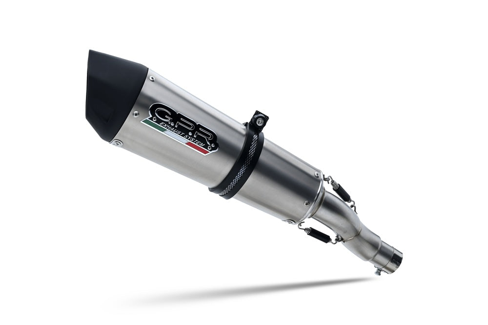 GPR exhaust Benelli Bn 302 S 2017-2024, New Grand Prix Evo Titanium, Homologated legal slip-on exhaust including removable db killer and link pipe - GPR Exhausts