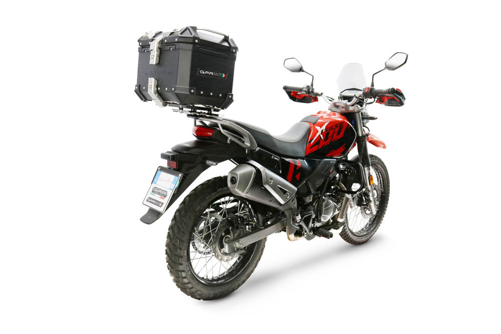 GPR Tech Alpi-Tech 26L Aluminium Top Case with Specific Fitting Plate - Hero Xpulse 200 4V (2025–2026) - Black - image 2