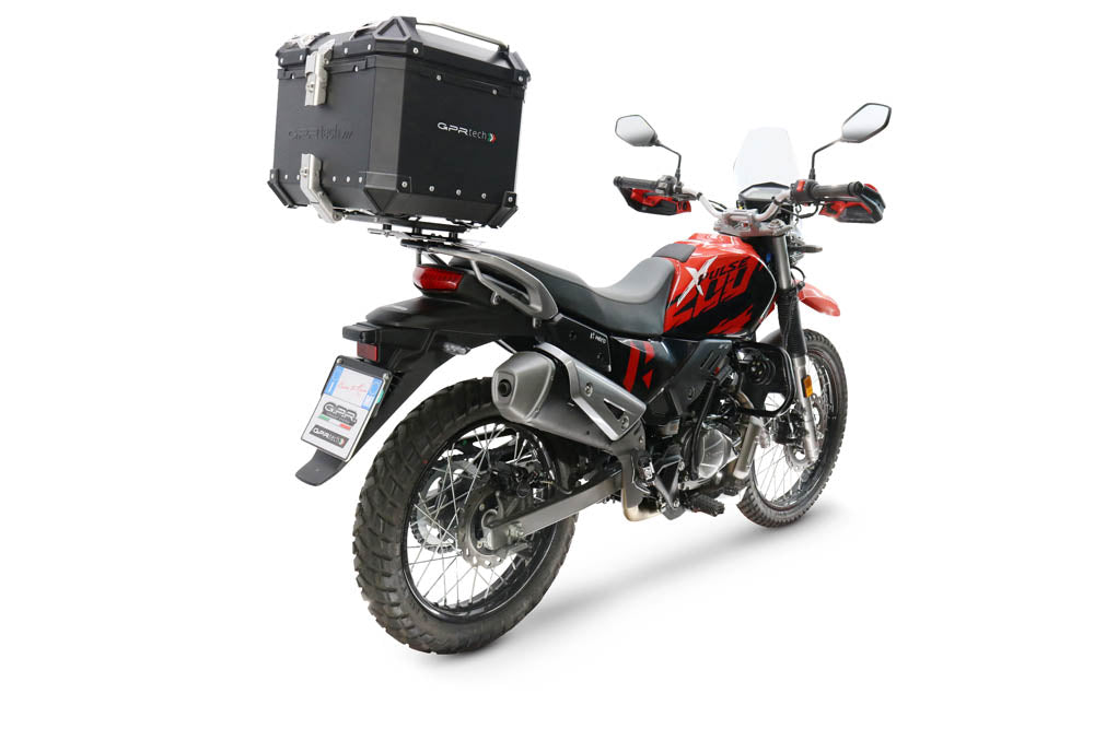 GPR Tech Alpi-Tech 35L Aluminium Top Case with Specific Fitting Plate - Hero Xpulse 200 4V (2025–2026) - Black - image 2