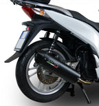 GPR exhaust Honda Dylan 150 2000-2006, Furore Nero, Homologated legal full system exhaust, including removable db killer - GPR Exhausts